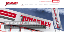 Desktop Screenshot of johannes-fensterbau.de